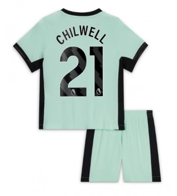 Maillot de foot Chelsea Ben Chilwell #21 Troisième enfant 2023-24 Manches Courte (+ pantalon court)